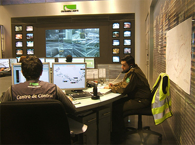 Santiago, Chile – Monitoreo de una red de carreteras en tiempo real